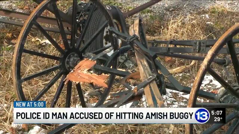 State police have identified a 32-year-old driver accused of hitting an Amish buggy and...