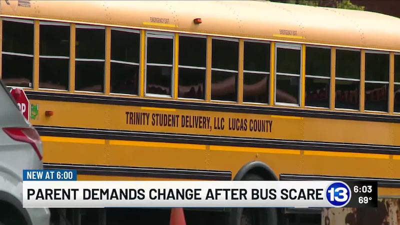 The woman’s 8-year-old daughter fell asleep on a school bus and did not get off at her bus stop.