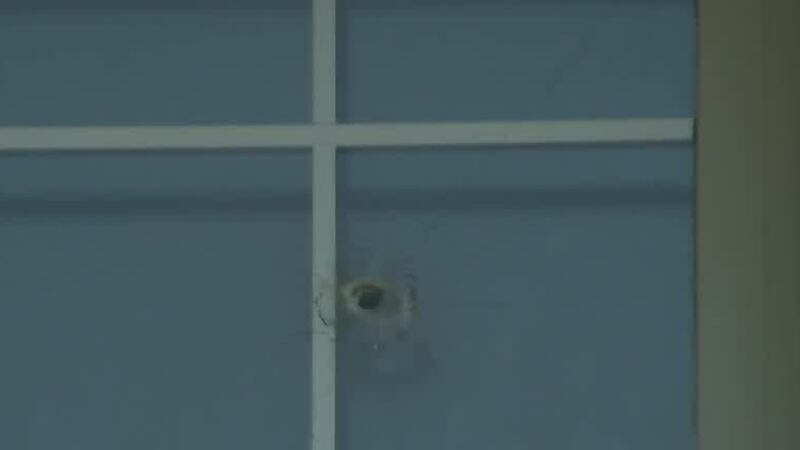 The bullet narrowly missed hitting a 5-year-old sleeping in bed.
