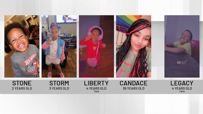 Pictured left to right: Stone "Stoner" Coleman, Storm "Butterfly" Coleman, Liberty "Peach"...