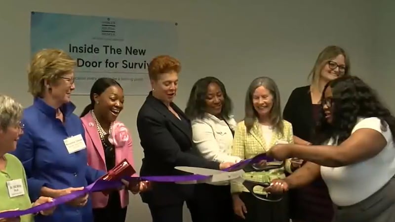 A ceremony was held to celebrate the opening of a new hub for Women Helping Women