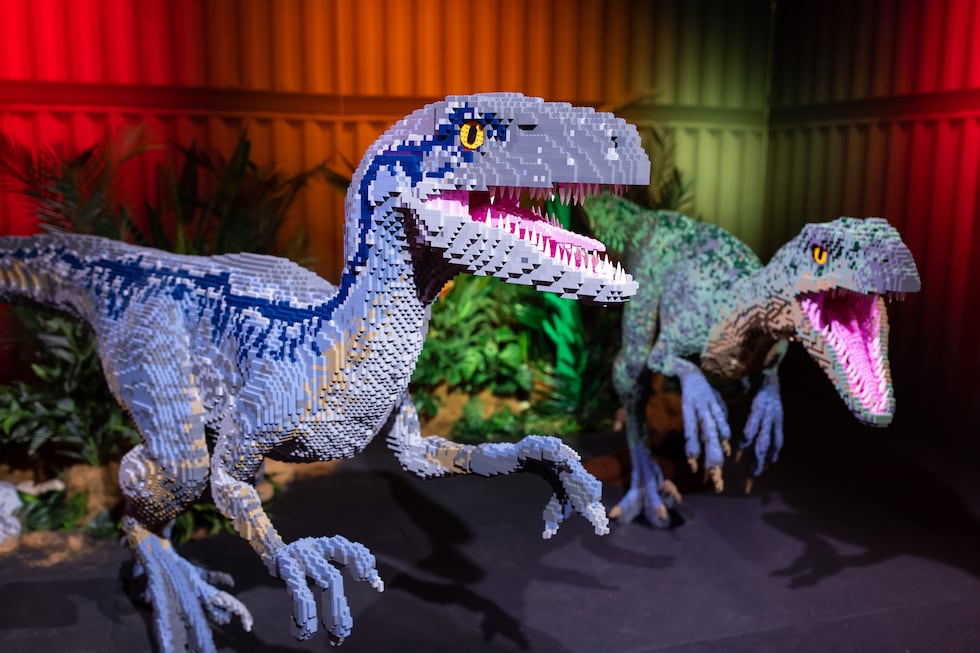 Jurassic World by Brickman will open at Cincinnati Museum Center on May 22.