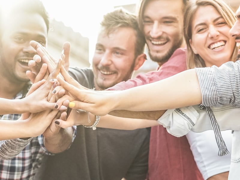 Re-connecting with one another is an answer. It gives us strength and it gives us hope.