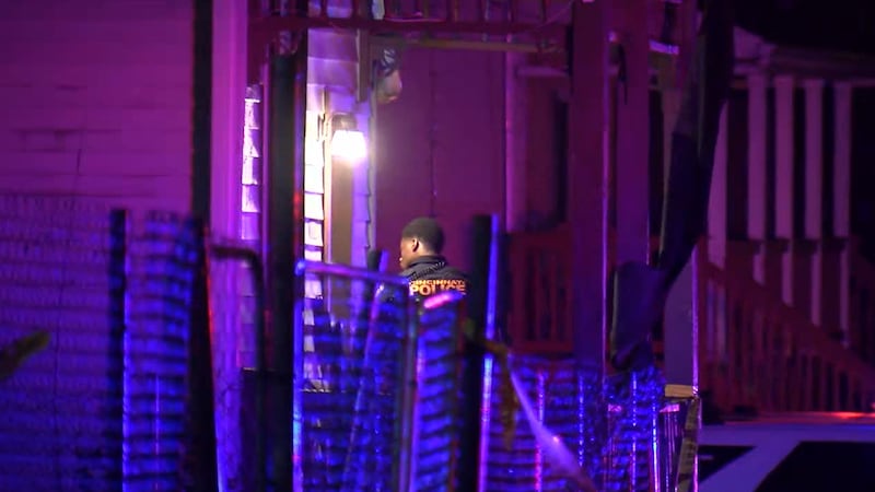Cincinnati police investigate a homicide in Walnut Hills late Wednesday.