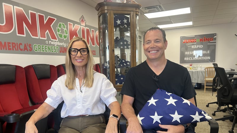 The American burial flag was returned to the family of Staff Sergeant Richard Charles...