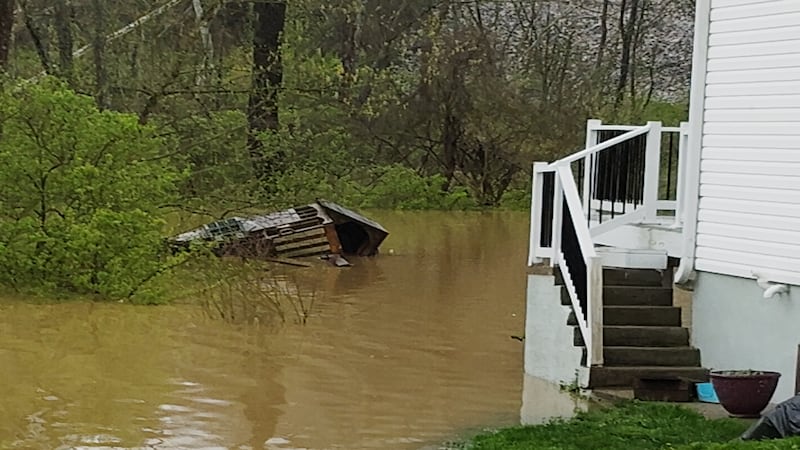 Flooding in Latonia.