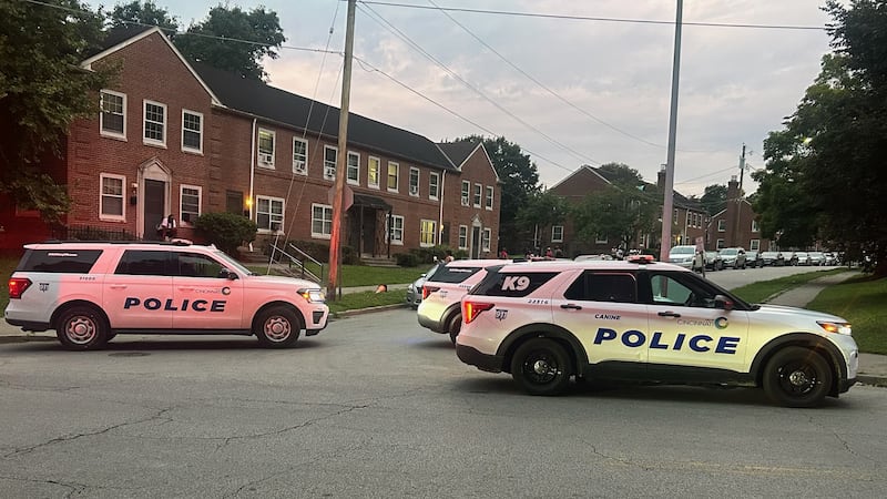 Police are at the scene of a shooting that left one injured in Winton Hills Friday evening.