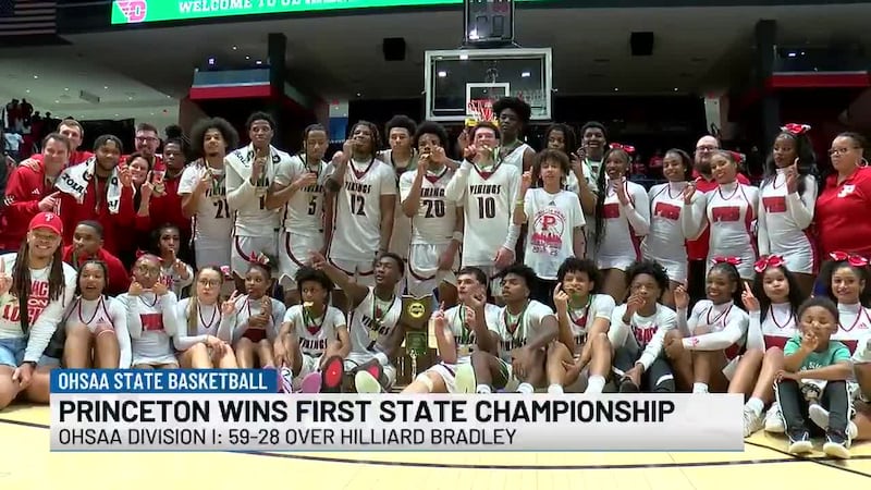 Princeton secured its first-ever state championship title in dominating fashion, 59-28 over...