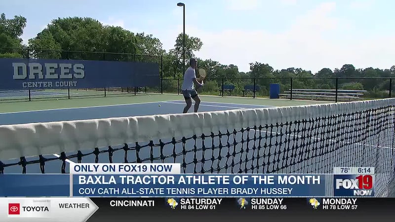 Baxla Tractor Athlete of the Month: Covington Catholic's all-state tennis player Brady Hussey