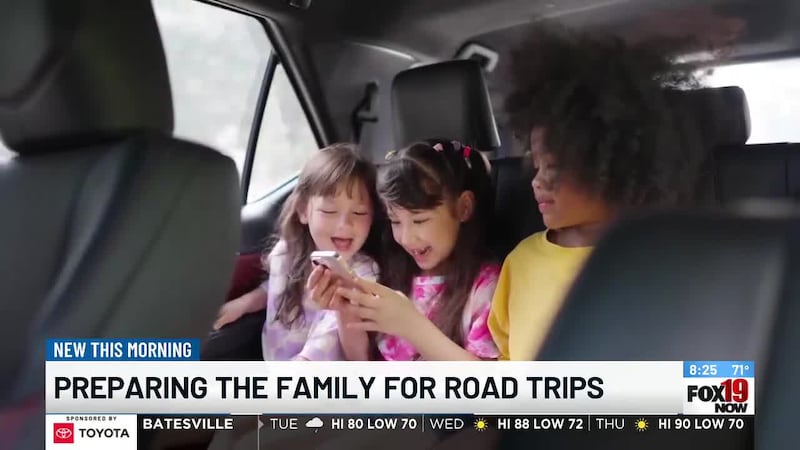 Preparing the family for road trips