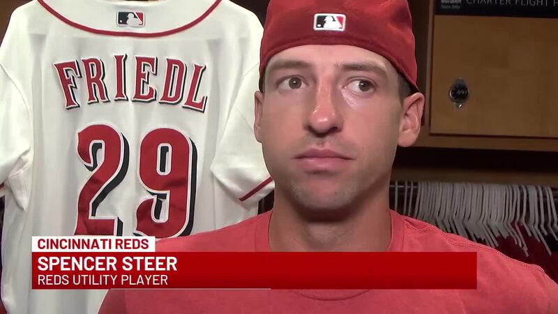 Reds back home to take on Phillies