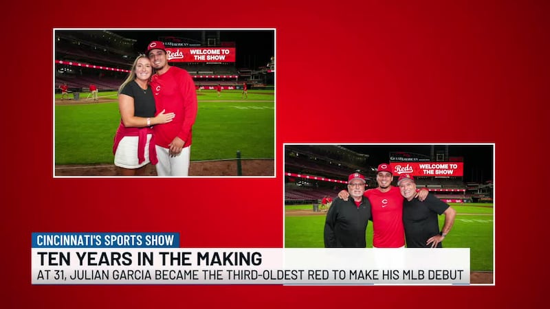 It took ten years, but Reds relief pitcher, Julian Garcia finally got his chance in the major...
