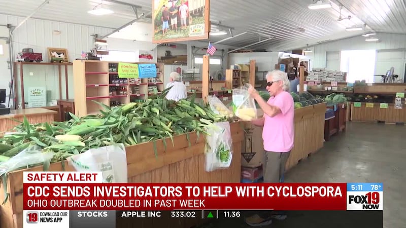 CDC conducting interviews in Ohio for cyclosporiasis origins