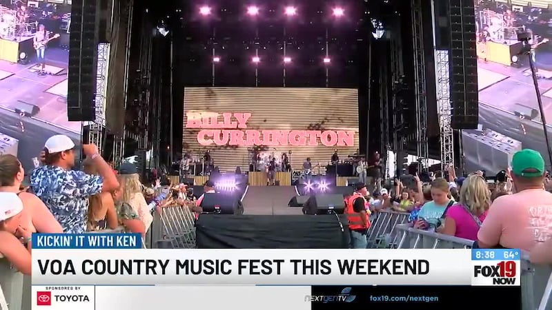 Kickin' it at VOA Country Music Fest