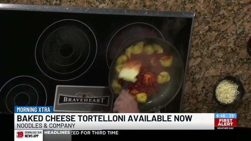 Baked cheese tortelloni now at Noodles & Company
