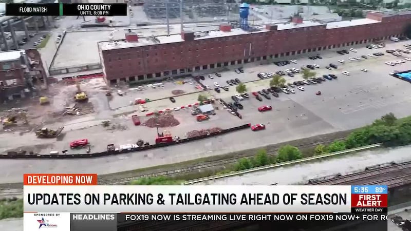Lot 1 of Longworth Hall Parking Lot, a tailgating hot spot, has closed due to the construction...