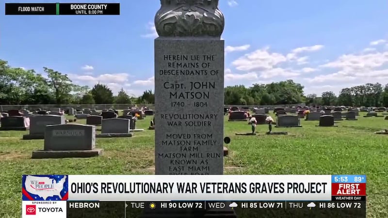 Ohio’s Revolutionary War Veterans Graves Project is locating and mapping the burial sites of...