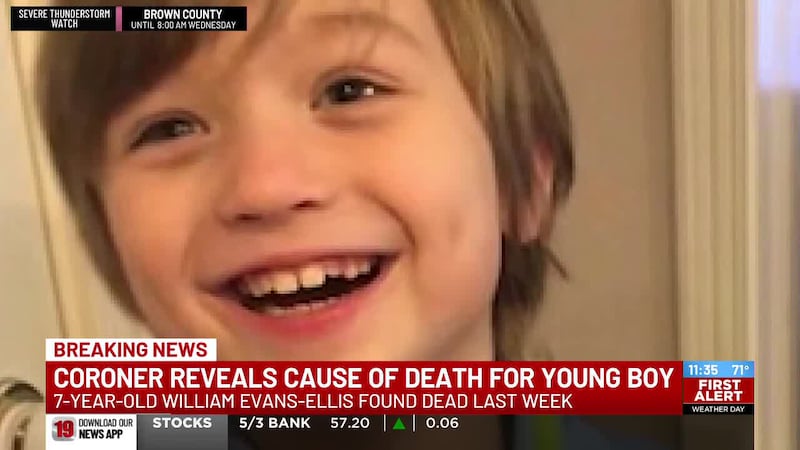 Hamilton County Coroner Lakshmi Sammarco said Tuesday that7-year-old William Michael...