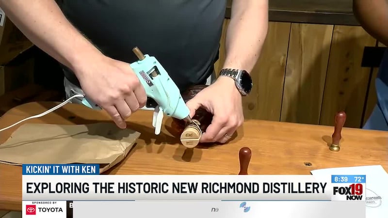 Kickin' it at the historic New Richmond distillery