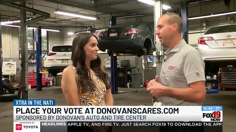Sarah White at Donovan's Auto and Tire Center