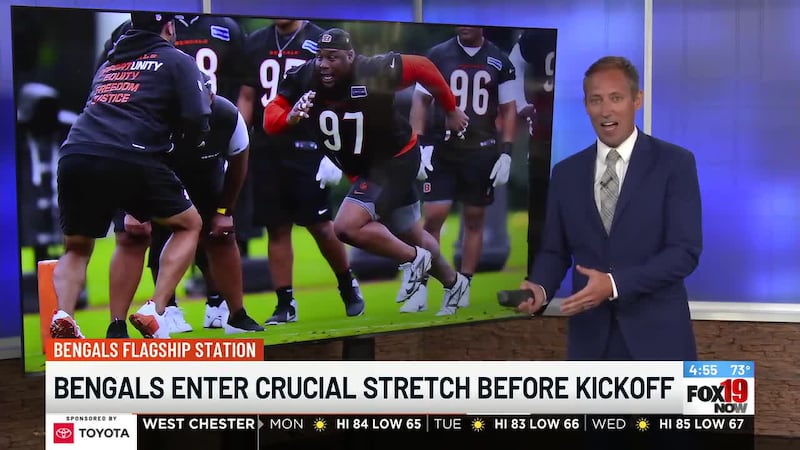 Bengals enter crucial stretch before kickoff
