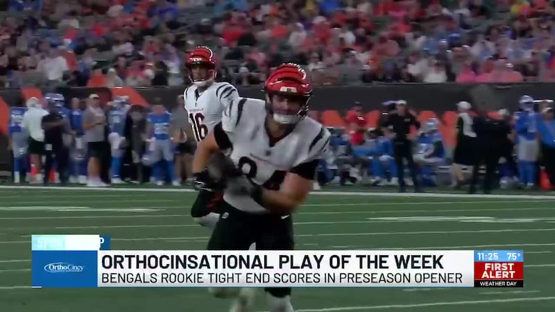 OrthoCinsational Play of the Week: Bengals rookie scores first career touchdown