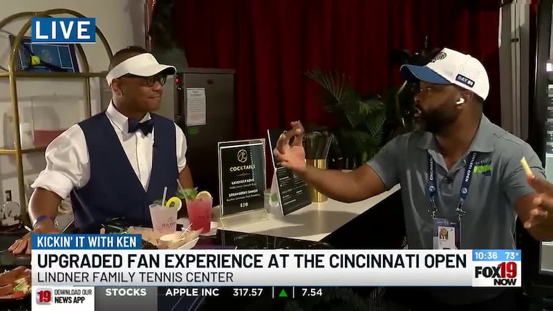 Upgraded fan experience at the Cincinnati Open