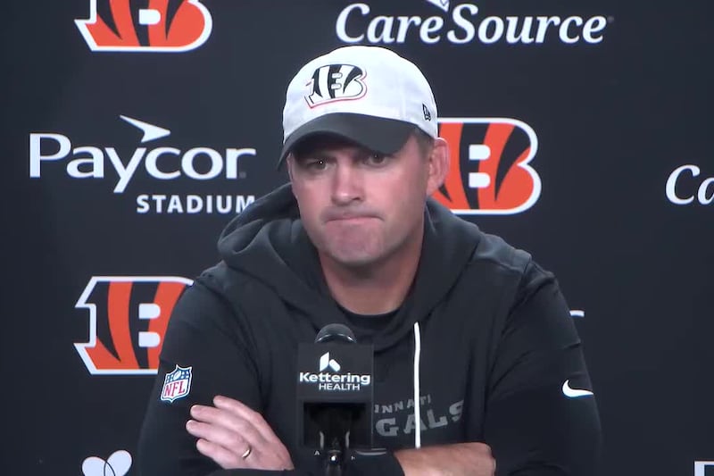 Bengals head coach Zac Taylor on Aug. 20, 2026.