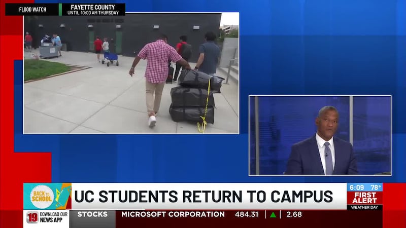 UC students return to campus