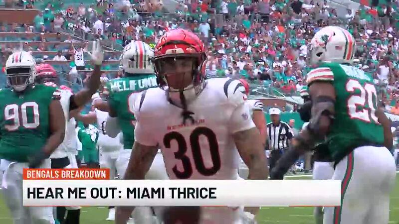Big performances from Chase Brown, Joe Burrow and the Bengals defense help Cincinnati roll in...